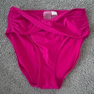 Calla Elegant Fuchsia Bikini Bottom, Women’s Size XS